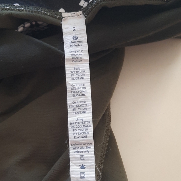 Lululemon 2 Sunset Salutation Crop Fatigue green - Picture 12 of 14